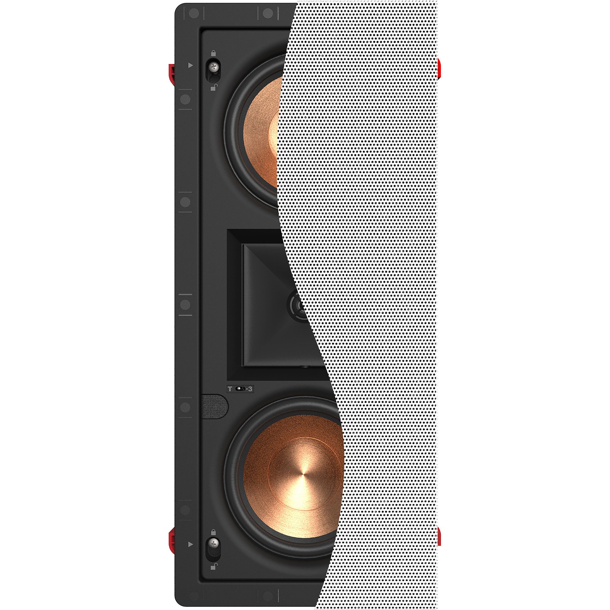 Klipsch PRO-25-RW-LCR Duvar İçi Kasasız Hoparlör Beyaz Dikdörtgen -Tek