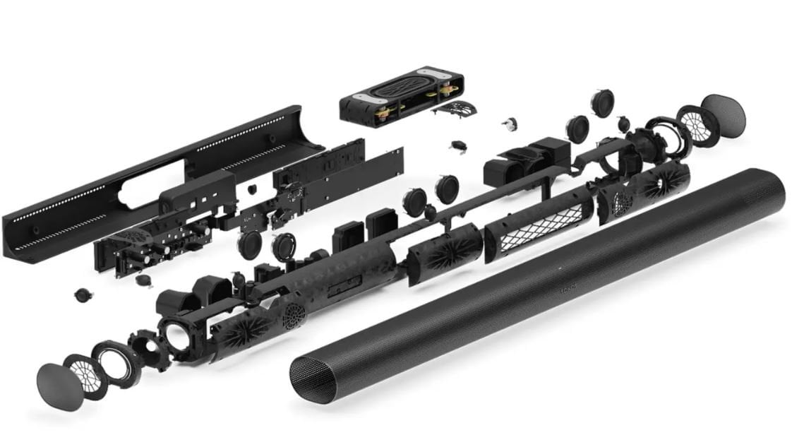 Sonos ARC Ultra Soundbar İç Yapısı